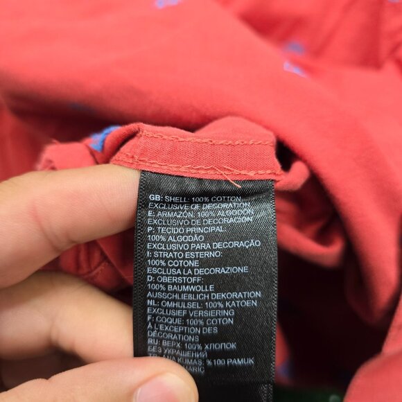 The North Face Shirt Mens XL Red Button Up Short Sleeve Hiking Summer Casual - Picture 9 of 10